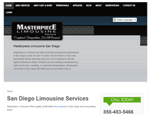 Tablet Screenshot of masterlimos.com